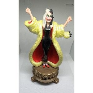 Disney Store & Parks Disney Villains  Figurine 1999 Cruella De Vil Figure 7"
